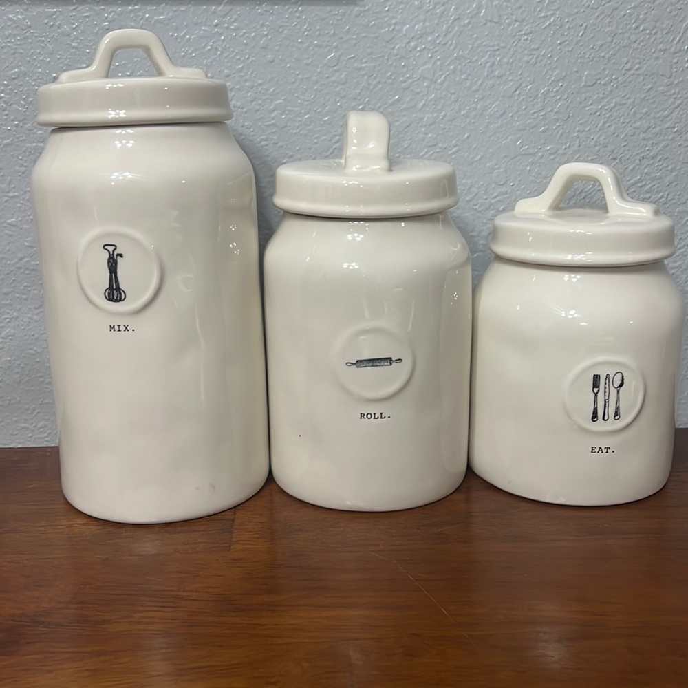 Rae Dunn Kitchen Storage Containers
